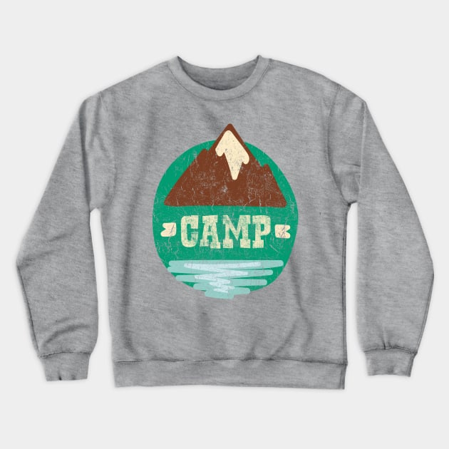 Retro Camp Crewneck Sweatshirt by vladocar